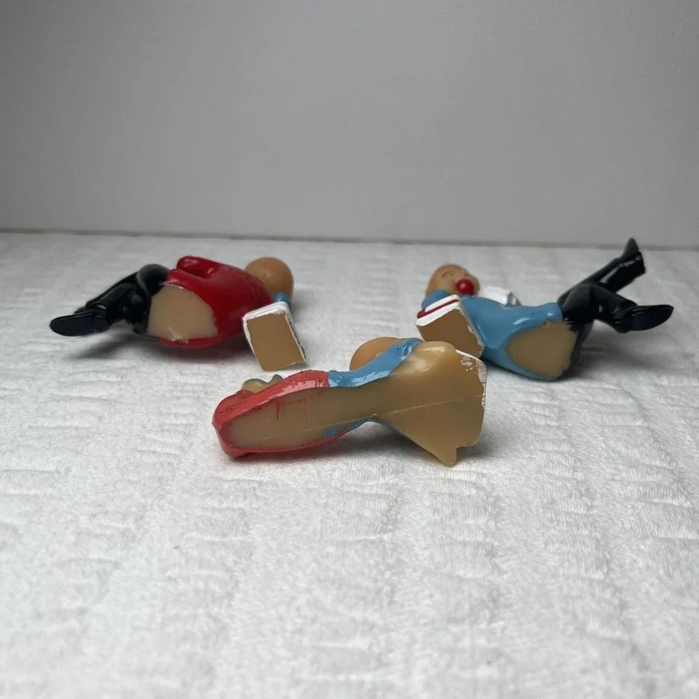Set of 3 Vintage Wilton Cake Toppers - Girls on Phone Teen Birthday